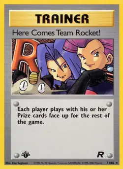 Unlimited - Here Comes Team Rocket! (71) - 71/82 / LP / English Pokemon TCG - Image 1