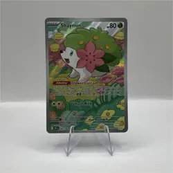Pokemon Shaymin 185/182 Sv10: Destined Rivals Illustration Rare Full Art Holo - Image 1