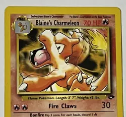 Blaine's Charmeleon 31/132 Gym Challenge Pokemon Card MINT BEAUTY!! - Image 2