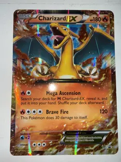Pokemon TCG Charizard EX XY17 Jumbo Holo Black Star Promo Card 2014 - Image 1