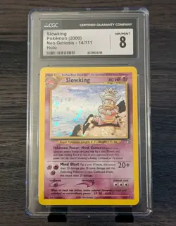 Pokemon Slowking Holo 14/111 Neo Genesis CGC 8 NM/MINT - Image 1