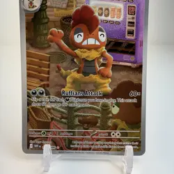Pokemon TCG Scrafty Card 139/086 White Flare Illustration Rare English - Image 4