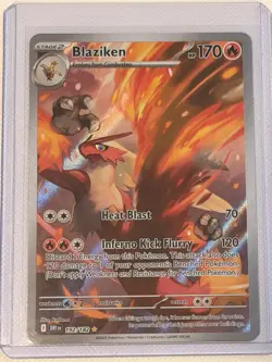 Pokemon TCG Blaziken 192/182 Sv10: Destined Rivals Illustration Rare NM - Image 1