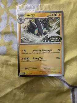 Pokemon Luxray 028/088 Perfect Order Best Buy Stamped Promo Sealed NM Mint - Image 2