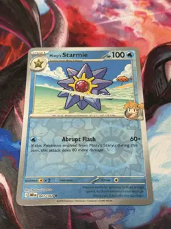 Misty's Starmie 047/182 Reverse Holo Pokemon TCG SV10: Destined Rivals NM - Image 1
