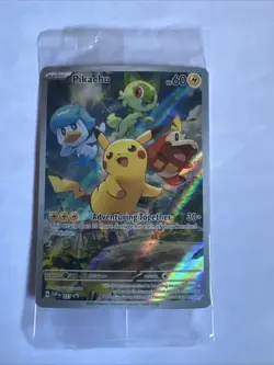 Pokemon TCG Pikachu SVP 027 Black Star Promo Paldea Evolved Sealed 🔥 - Image 1
