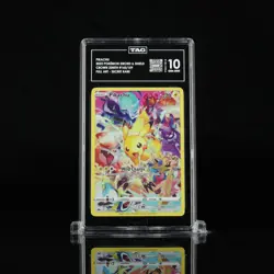 Pokemon Pikachu Crown Zenith Secret Rare Full Art #160 TAG 10 Gem Mint - Image 1