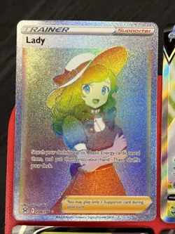 Pokemon TCG 4 Card Lot Trainer Gallery Illustration Rare Holo Waifu NM SWSH VMAX - Image 2