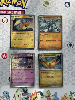 Pokemon 151 Sam’s Club Mini Tin Bundle Set of 4 Cosmos Holo Promos (Promos only) - Image 1
