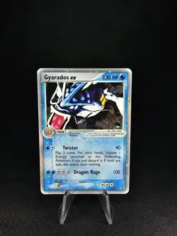 2004 Pokemon Gyarados ex 109/112 EX FireRed & LeafGreen Ultra Rare Holo DMG - Image 2