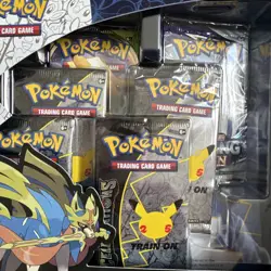 Pokemon Celebrations Deluxe Pin Collection Box Zacian lv.X New & Sealed - Image 5