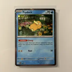 [DOUBLE SWIRL] Pokemon TCG Psyduck MEP 007 Black Star Promos NM - Image 1