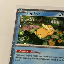 [DOUBLE SWIRL] Pokemon TCG Psyduck MEP 007 Black Star Promos NM - Image 2