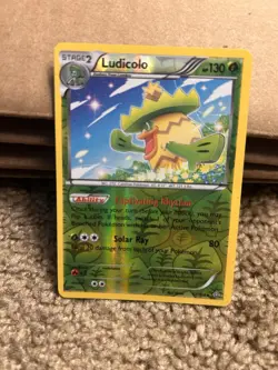 Pokemon Ludicolo 12/160 XY Primal Clash Reverse Holo Rare Stage 2 130 HP English - Image 1