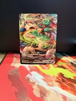 Pokemon TCG Snorlax VMAX Sword & Shield Base Set 142/202 - Image 1
