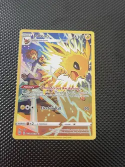 Pokemon Jolteon Ultra Rare Holo TG04/TG30 Brilliant Stars Trainer Gallery 100 HP - Image 1