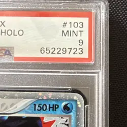 2005 Pokemon Feraligatr ex Ultra Rare Holo Unseen Forces 103/115 PSA 9 - Image 4