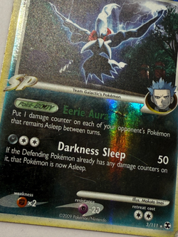 Pokemon TCG Darkrai G lv.58 3/111 Team Galactic Rising Rivals - Image 3