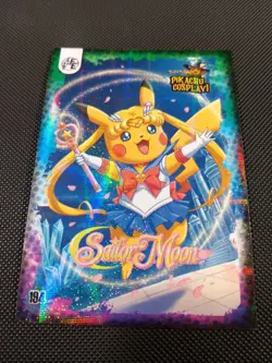 Sailor Moon (Pikachu) #194 - Galaxy Holo - Electric Pikachu Cosplay - Pokemon - Image 1