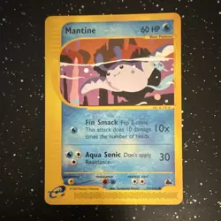 Mantine 77/144 Skyridge Common Regular Pokemon TCG English - Image 1
