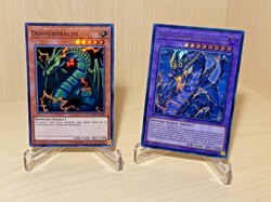 Yugioh / "Donnerdrache" / HISU-DE046 / Super - Ultra Rare / 1st Edition - Image 1