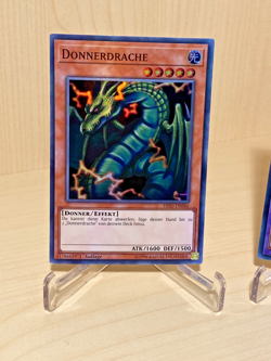 Yugioh / "Donnerdrache" / HISU-DE046 / Super - Ultra Rare / 1st Edition - Image 2