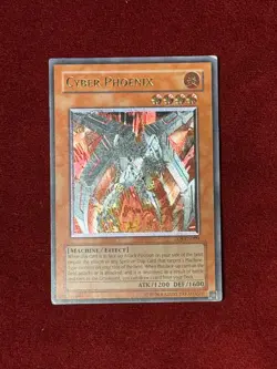 YUGIOH EURO ENHANCED Cyber Phoenix EOJ-EN009 Ultimate Rare Unlimited - Image 1