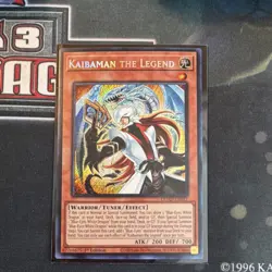 YuGiOh! DUAD-EN024 Kaibaman The Legend 1st Edition Secret Rare VLP - Image 2