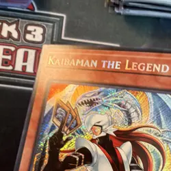 YuGiOh! DUAD-EN024 Kaibaman The Legend 1st Edition Secret Rare VLP - Image 4