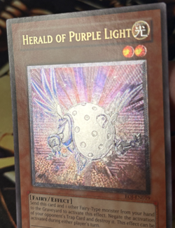 Yugioh: Herald Of Purple Light - EOJ-EN019 - Ultimate Rare - Unlimited - LP - Image 4