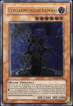 Yu-Gi-Oh! Verdammungsschamane TAEV-DE025 Ultimate Rare [EX-NM] | DE 2007 - Image 1