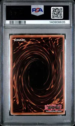 2002 Yu-Gi-Oh! Dark Magician BPT Limited Edition Secret Rare PSA 8 REVERSE FADE - Image 2