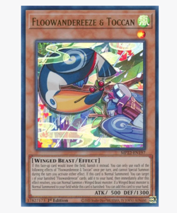 Floowandereeze & Toccan MP22 Ultra Rare 1st Ed NM Yugioh - Image 1