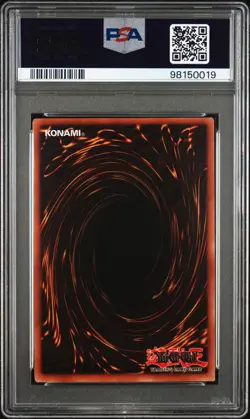 2002 YU-GI-OH! STARTER DECK: YUGI #006 DARK MAGICIAN PSA 8 - Image 2