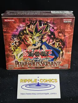 Yu-Gi-Oh! Pharaoh's Servant Unl Ed 2002 36 Booster Box Factory Sealed English - Image 1