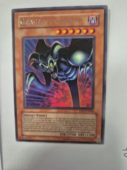 Yugioh Graceful Charity - Summoned Skull Misprint DB1-EN040 Rare name error (R) - Image 1