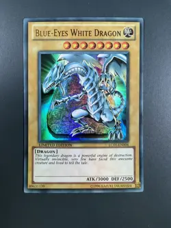 Yugioh - Blue-Eyes White Dragon X2 - Ultra Rare - LC01 - Lim Ed - 1996 - Image 1