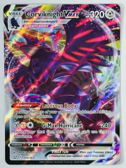 Corviknight VMAX 110/163 Ultra Rare Holo SWSH05: Battle Styles NM Pokemon - Image 1