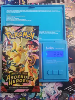 EXTREMELY HEAVY! 22.4g GOD PACKUUU Ascended Heroes Pokemon TCG Booster (SEALED) - Image 1
