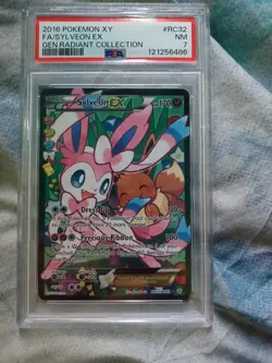Pokemon TCG Sylveon EX RC32/RC32 Generations Radiant Collection (Graded PSA 7) - Image 1