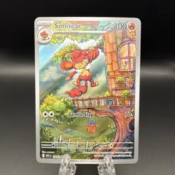 2025 Pokemon White Flare Simisear Illustration Rare #100/086 Near Mint NM - Image 1