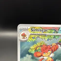 2025 Pokemon White Flare Simisear Illustration Rare #100/086 Near Mint NM - Image 2