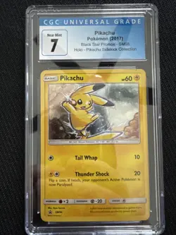 Pokemon Pikachu Promo Holo 2017 Sun & Moon Black Star SM98 - Image 1