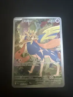 2025 Pokemon Phantasmal Flames #100/094 Zacian Illustration Rare Full Art M543 - Image 1