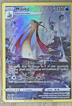 Milotic TG02/TG30 Silver Tempest Trainer Gallery Ultra Rare Holo Pokemon - Image 2