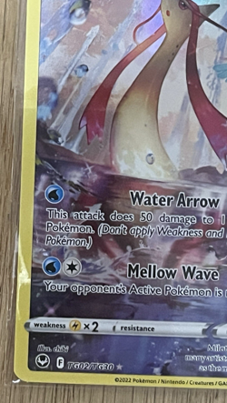 Milotic TG02/TG30 Silver Tempest Trainer Gallery Ultra Rare Holo Pokemon - Image 4