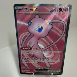 Pokemon Mew EX Ultra Rare Holo 193/165 Sv: Scarlet & Violet 151 Basic HP 180 - Image 1
