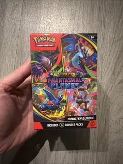 Pokemon TCG Mega Evolution Phantasmal Flames Booster Bundles New Sealed 6 Packs - Image 5