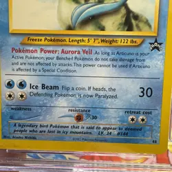 Pokemon: Articuno #48 WOTC Black Star Promo 2002 Pokemon League - Vintage CGC 10 - Image 4