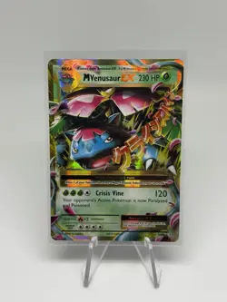 Mega Venusaur EX 2/108 XY: Crisis Vine Ultra Rare Full Art Holo Pokemon NM - Image 1